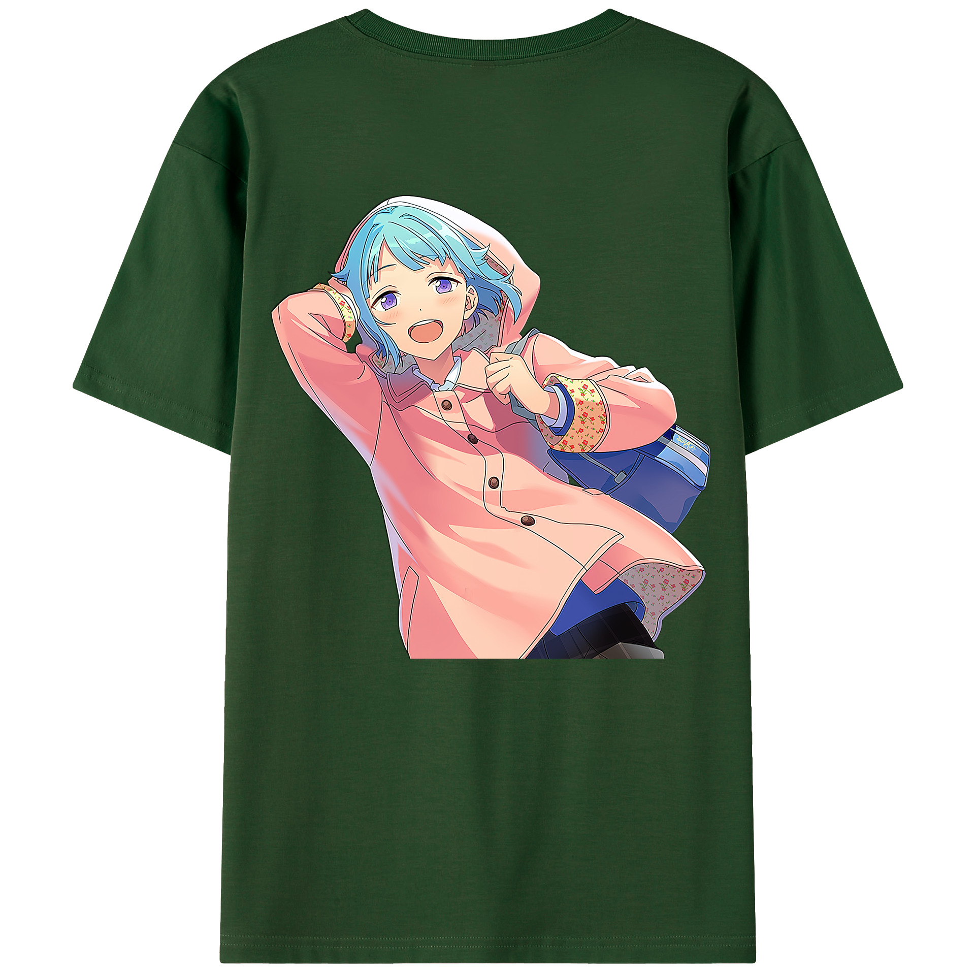 （画像用） あんさんぶるスターズ! Ensemble Stars 綿100％半袖Tシャツ（背面プリント）
